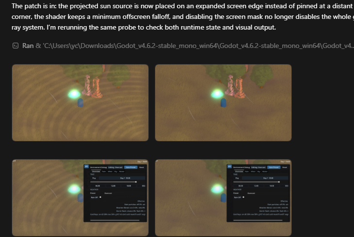 Codex Computer Use working with Godot Codex Computer Use working with Godot